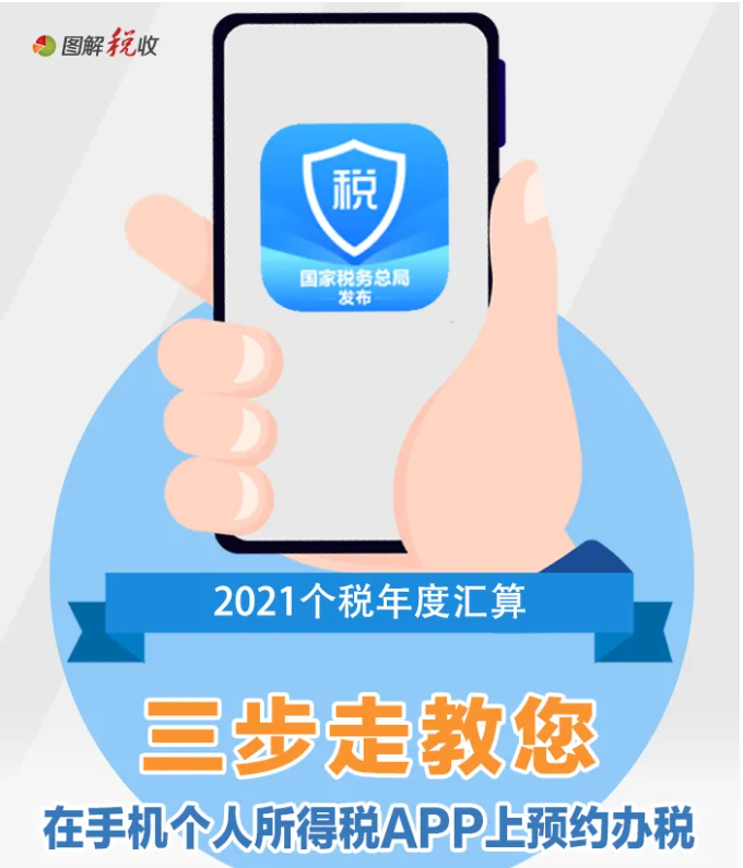 三步走!教您在個稅APP上預(yù)約辦理2021個稅年度匯算